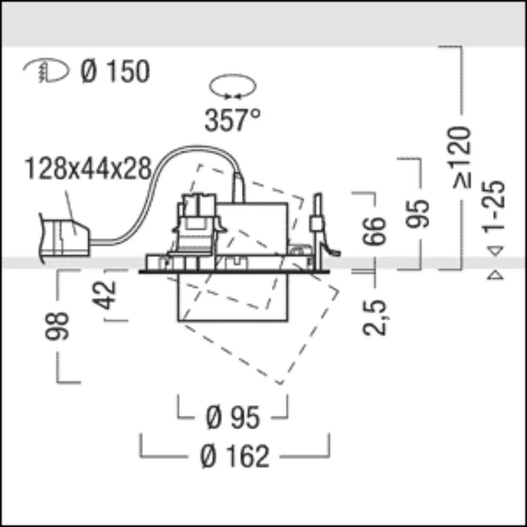 Zumtobel Group LED-Einbaustrahler 840 VIV2-R M #60715951 günstig online kaufen