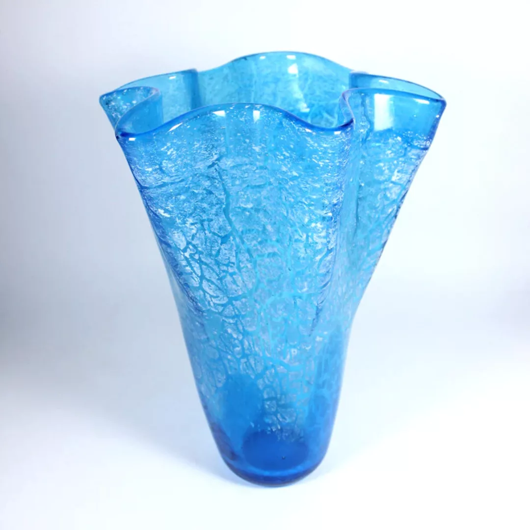 Glasvase Toscana Murano 33,5cm blau günstig online kaufen