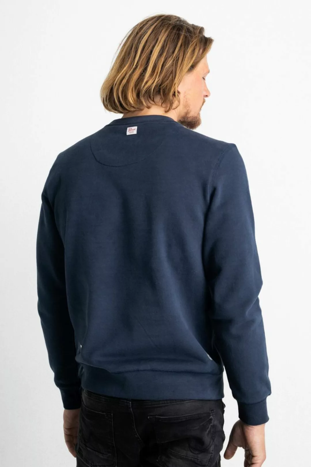Petrol Sweater Logo Dunkelblau - Größe XL günstig online kaufen