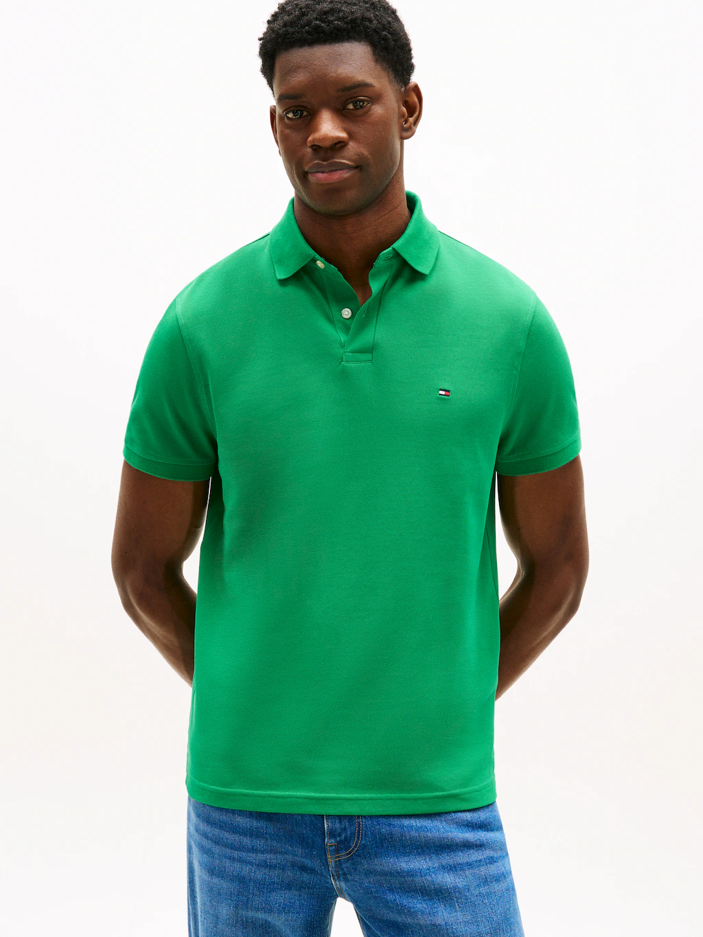 Tommy Hilfiger Poloshirt "1985 REGULAR POLO mit Kontraststreifen und Knopfl günstig online kaufen