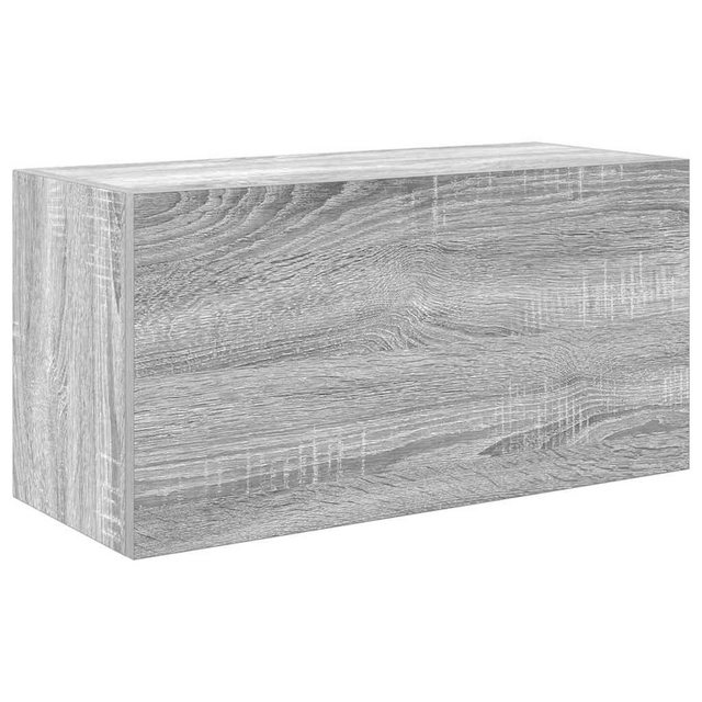 vidaXL Badezimmerspiegelschrank Bad-Wandschrank Grau Sonoma 60x25x30 cm Hol günstig online kaufen