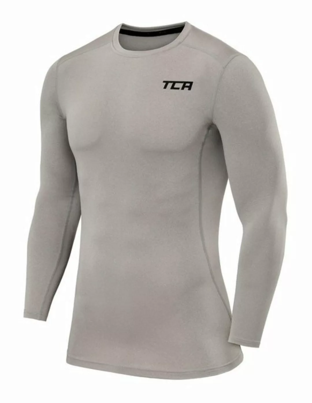 TCA Langarmshirt TCA Herren Langarm Kompressionsshirt Thermo Grau XL (1-tlg günstig online kaufen