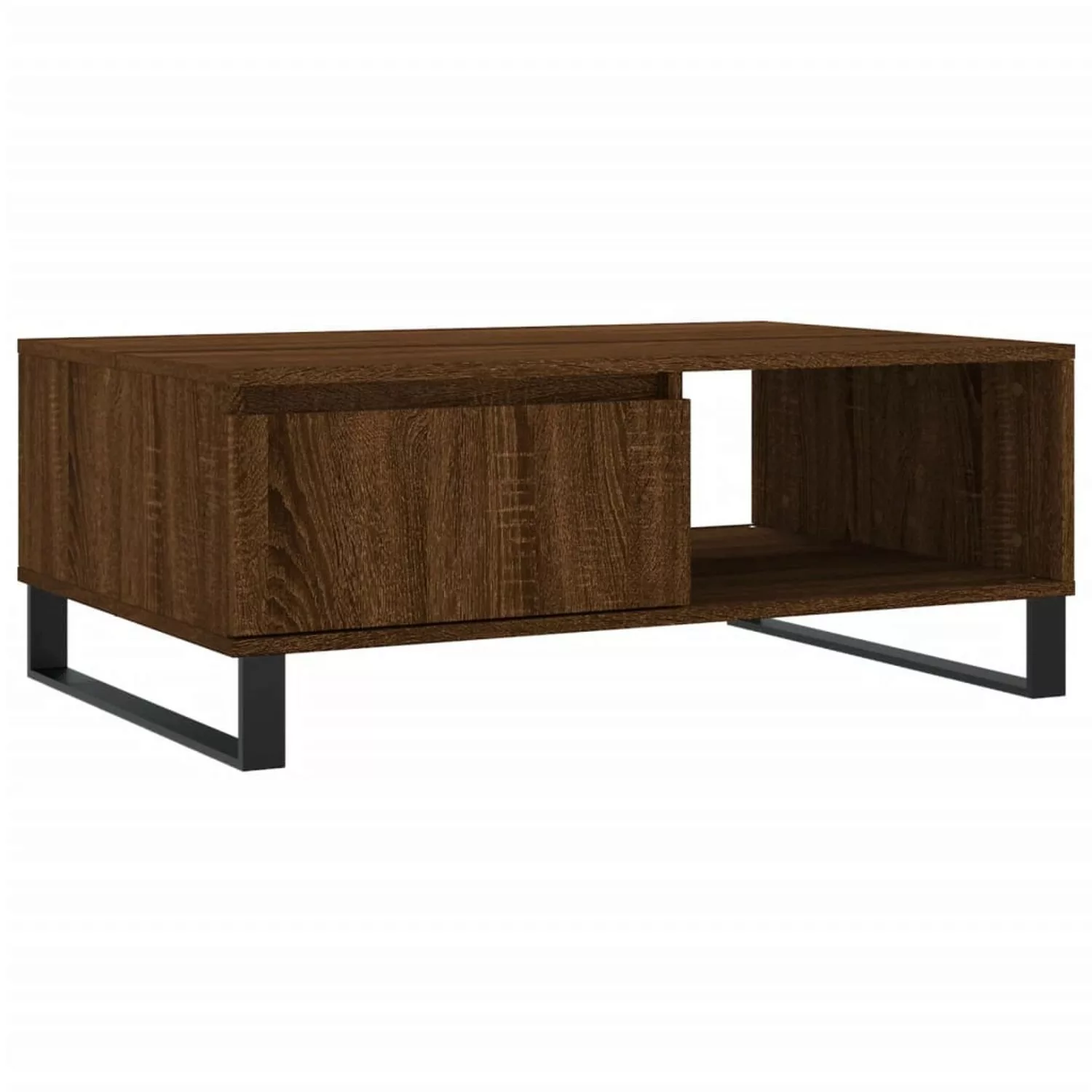 vidaXL Couchtisch Braun Eichen-Optik 90x60x35 cm Holzwerkstoff Modell 2 günstig online kaufen