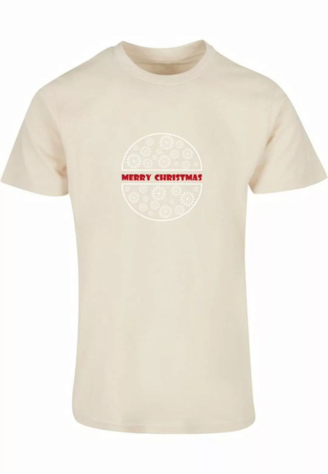 Merchcode T-Shirt Merchcode Herren Merry Christmas Basic Round Neck T-Shirt günstig online kaufen