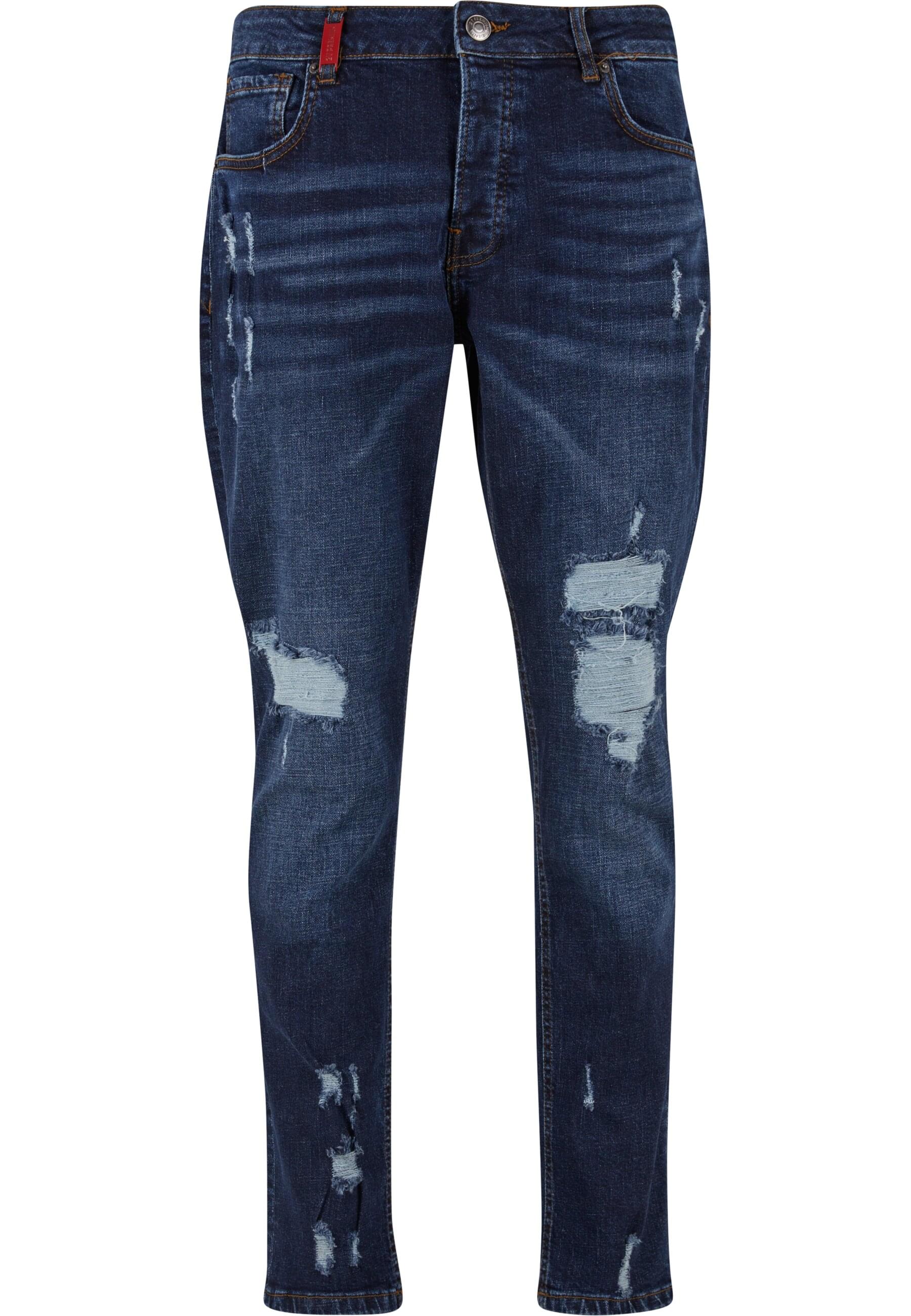 2Y Studios Bequeme Jeans "2Y Studios 2Y MIGUEL RIPPED SLIM FIT JEANS" günstig online kaufen