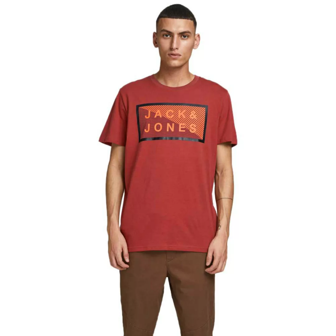 Jack & Jones Shawn Kurzärmeliges T-shirt XS Red Ochre / Slim Fit günstig online kaufen