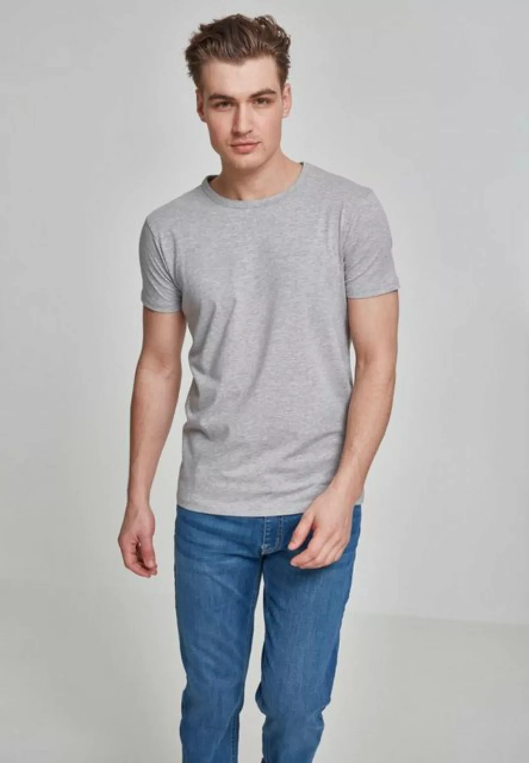 URBAN CLASSICS T-Shirt TB814 - Fitted Stretch Tee grey S günstig online kaufen