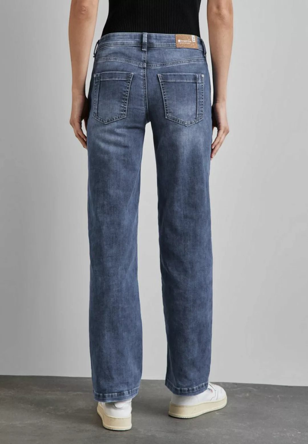 STREET ONE Weite Jeans 5-Pocket-Style günstig online kaufen