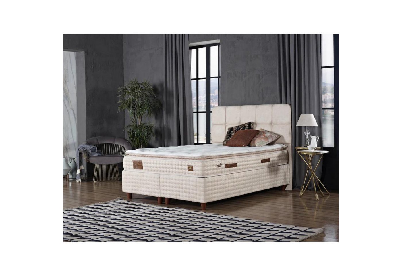 Pointhome Boxspringbett Set, Bss Bedding, Begonya, Orthopädische Matratze, günstig online kaufen