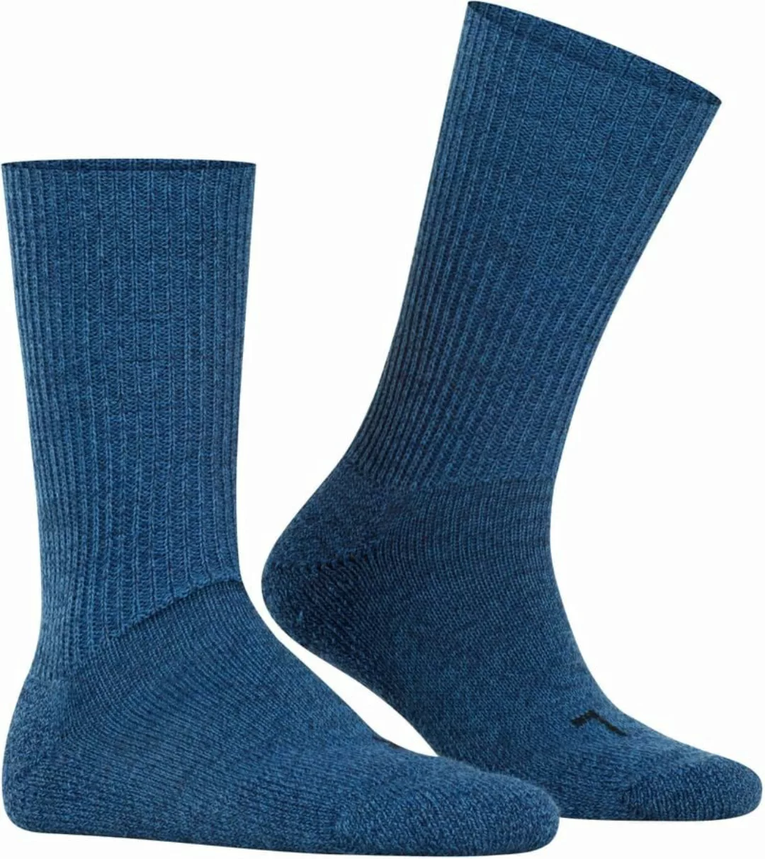 FALKE Walkie Wander Socken Wool Blend Blau 6660 - Größe 44-45 günstig online kaufen