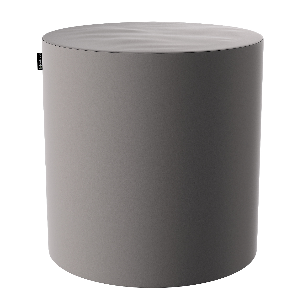 Pouf Barrel, taupengrau, ø40 cm x 40 cm, Velvet (704-11) günstig online kaufen