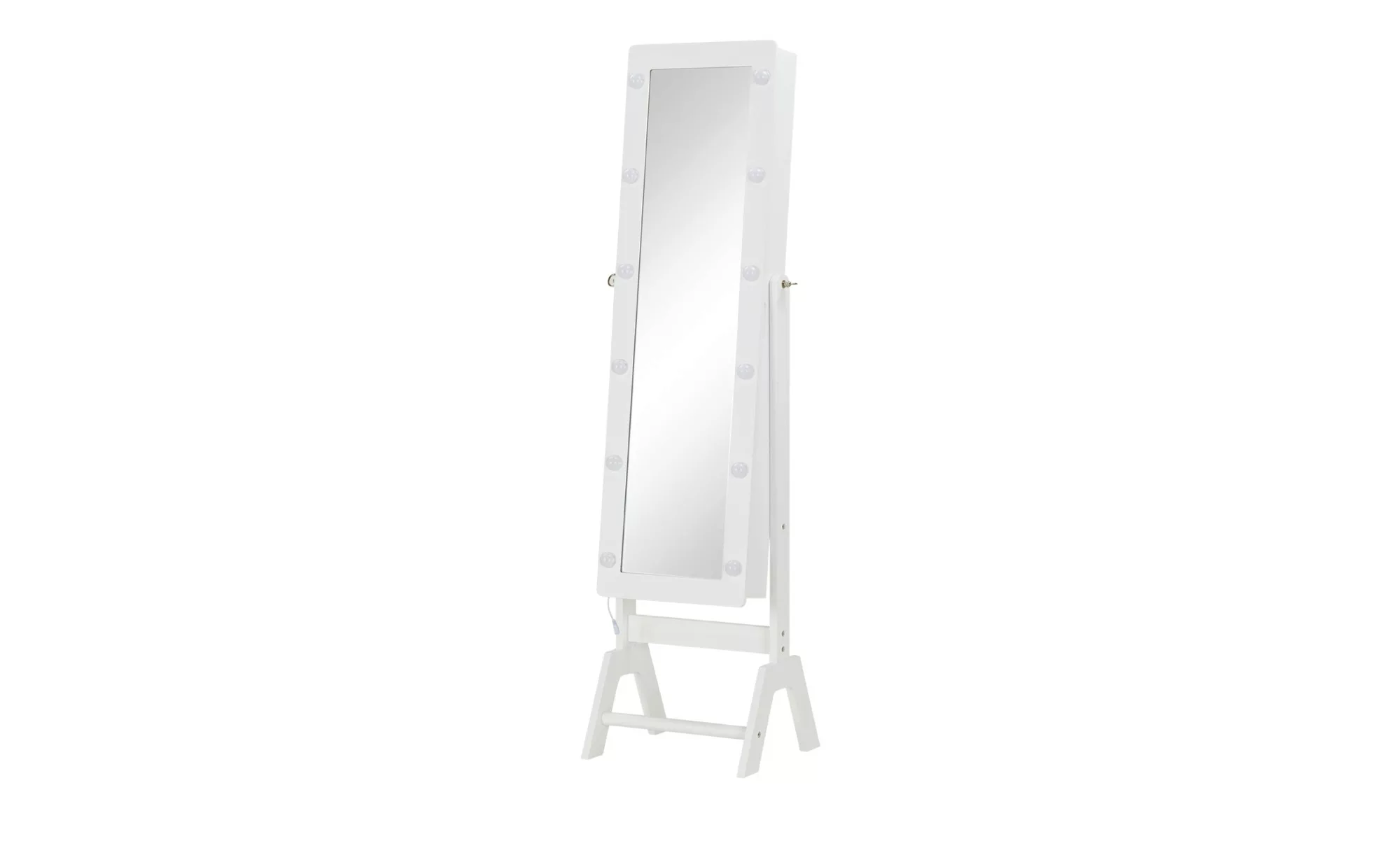 Standspiegelbox - weiß - 40 cm - 155 cm - 37 cm - Sconto günstig online kaufen