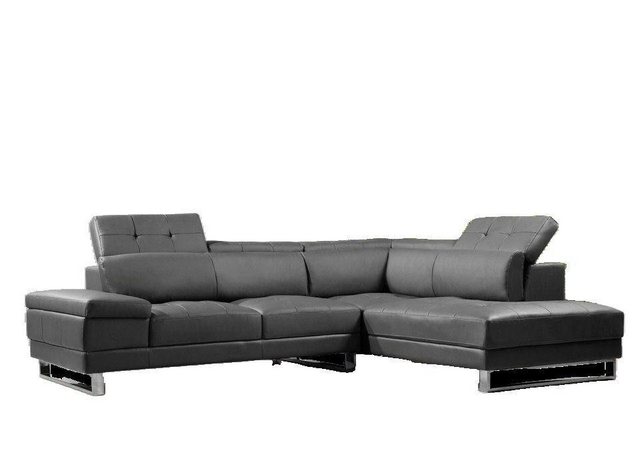 JVmoebel Ecksofa Designer Ledersofa Sofa Couch Polsterecke Wohnlandschaft S günstig online kaufen