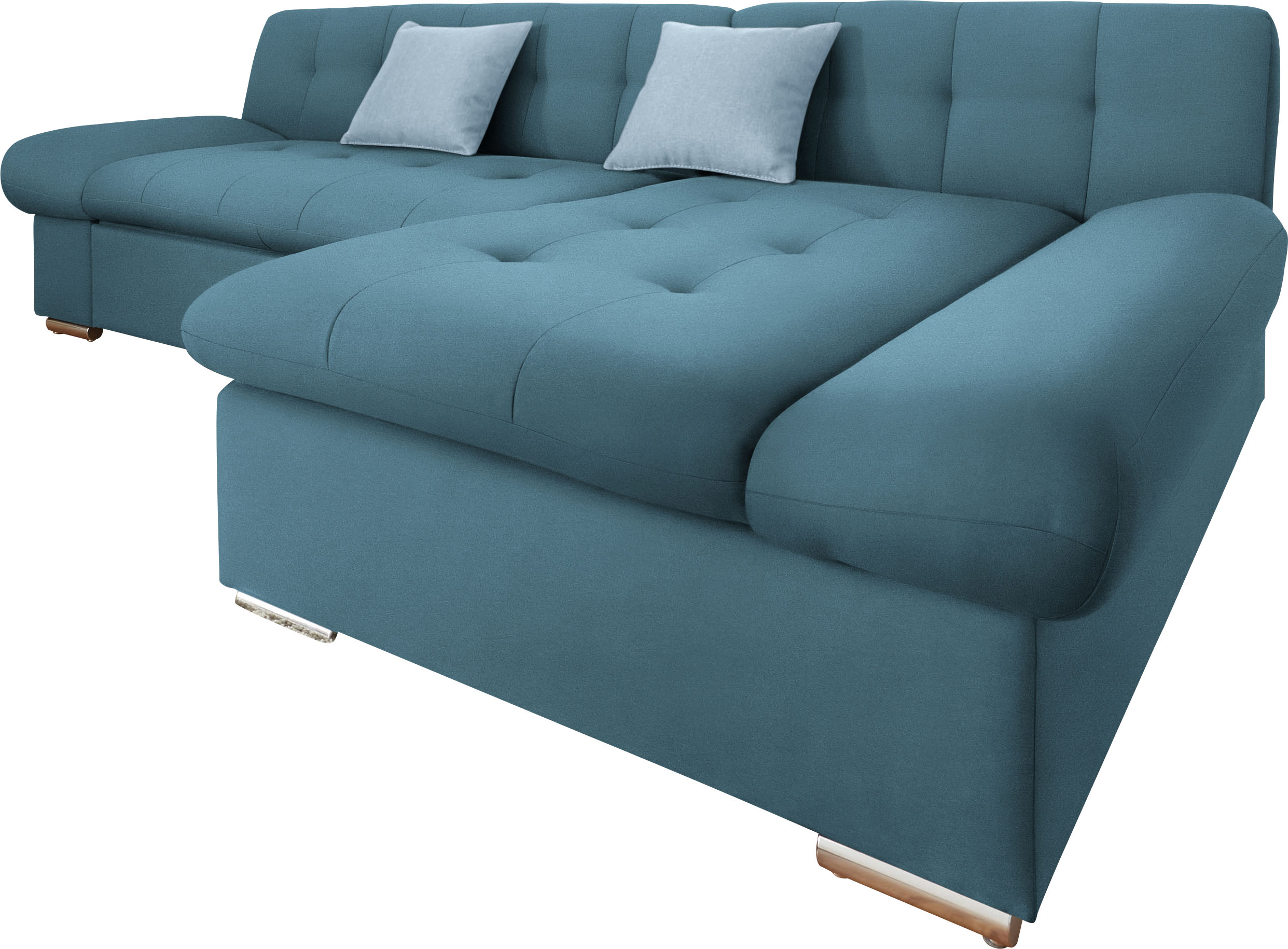 TRENDMANUFAKTUR Ecksofa »Reggae II, moderne Optik, Armteilverstellung, B/T günstig online kaufen