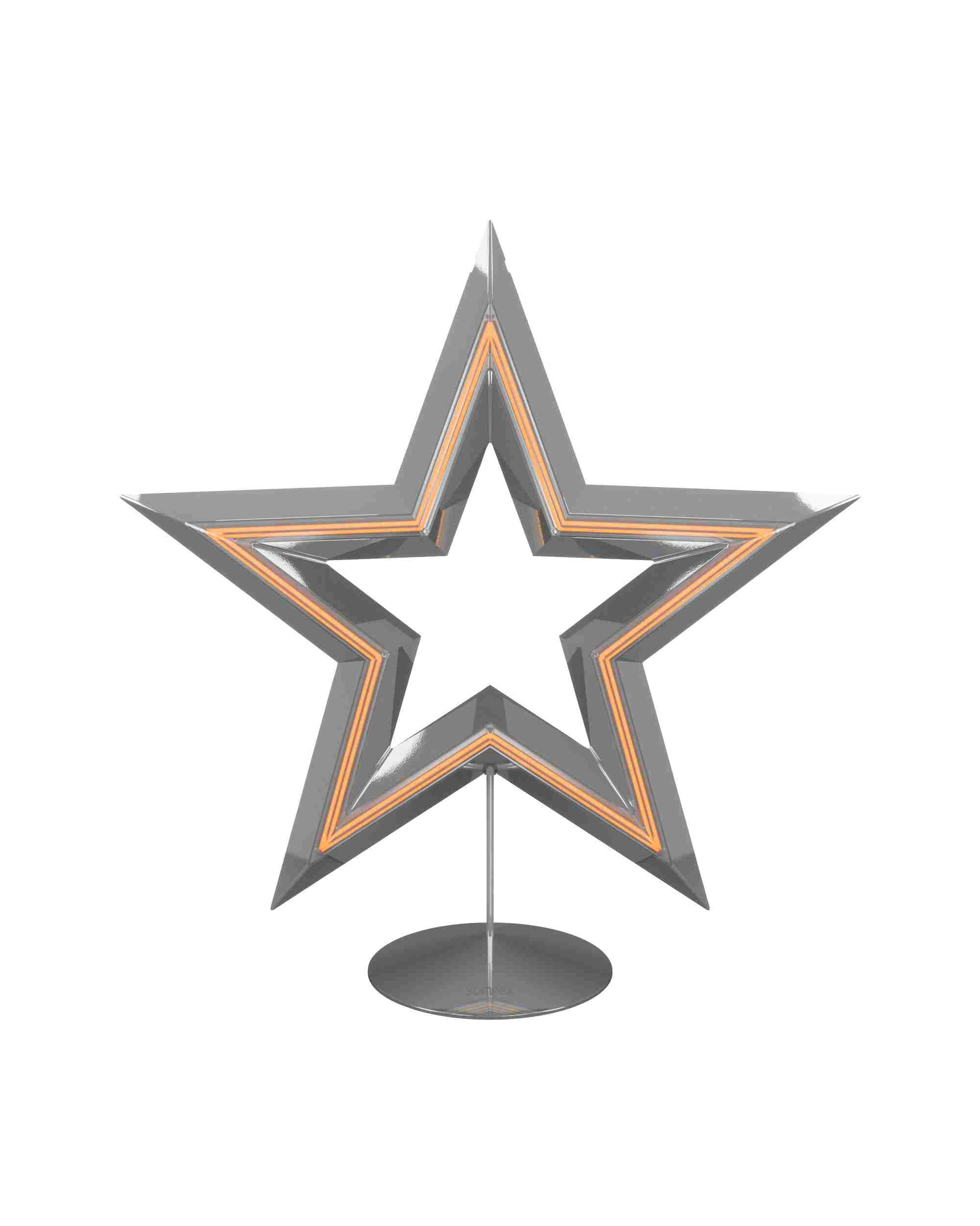 FREESTAR - Akku Dekoleuchte Chrom günstig online kaufen