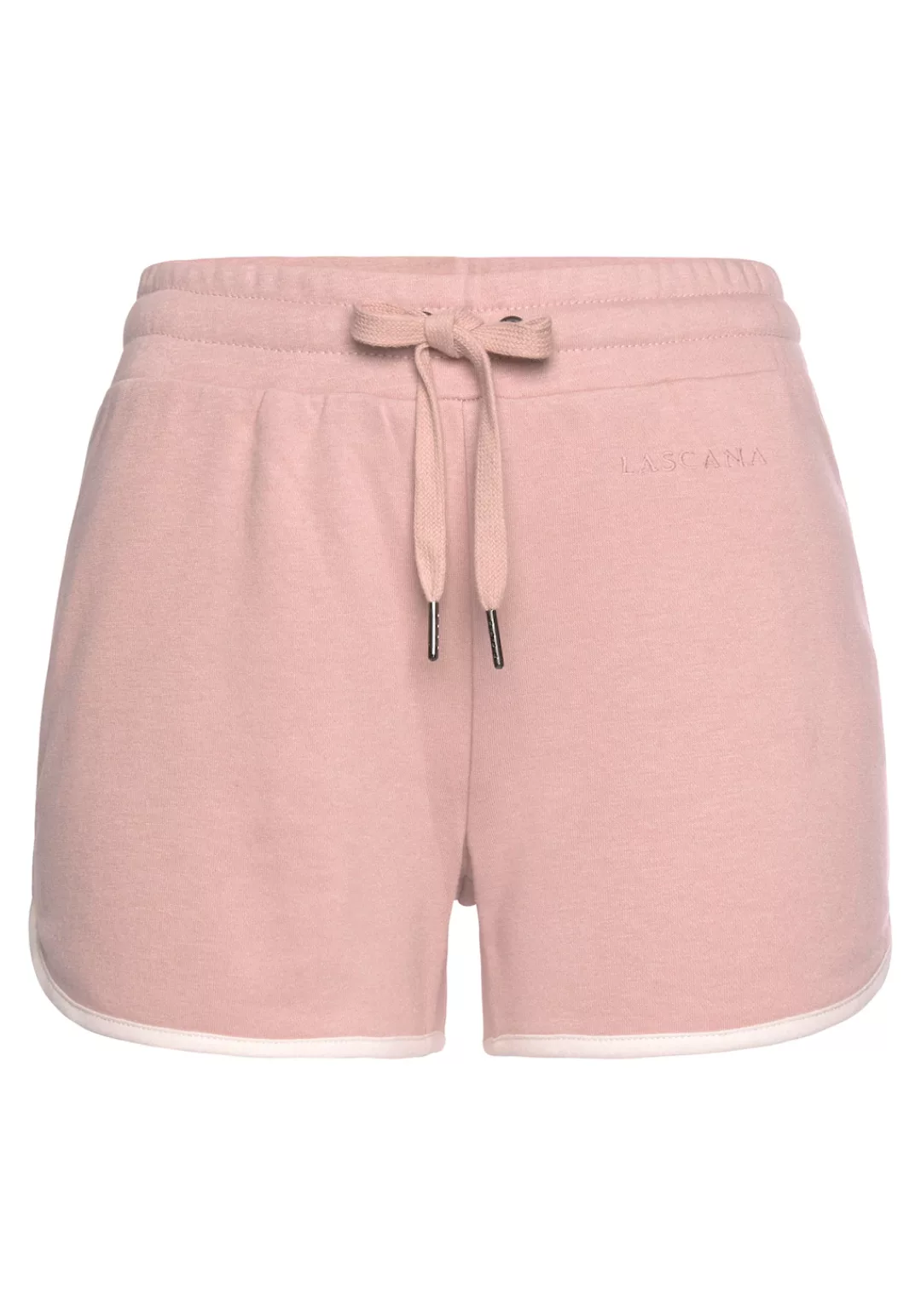 LASCANA Relaxshorts, mit Kontrastpaspeln, Loungeanzug günstig online kaufen