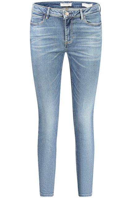 GUESS JEANS 5-Pocket-Jeans Nachhaltige Damen Skinny Jeans Blau - High Waist günstig online kaufen