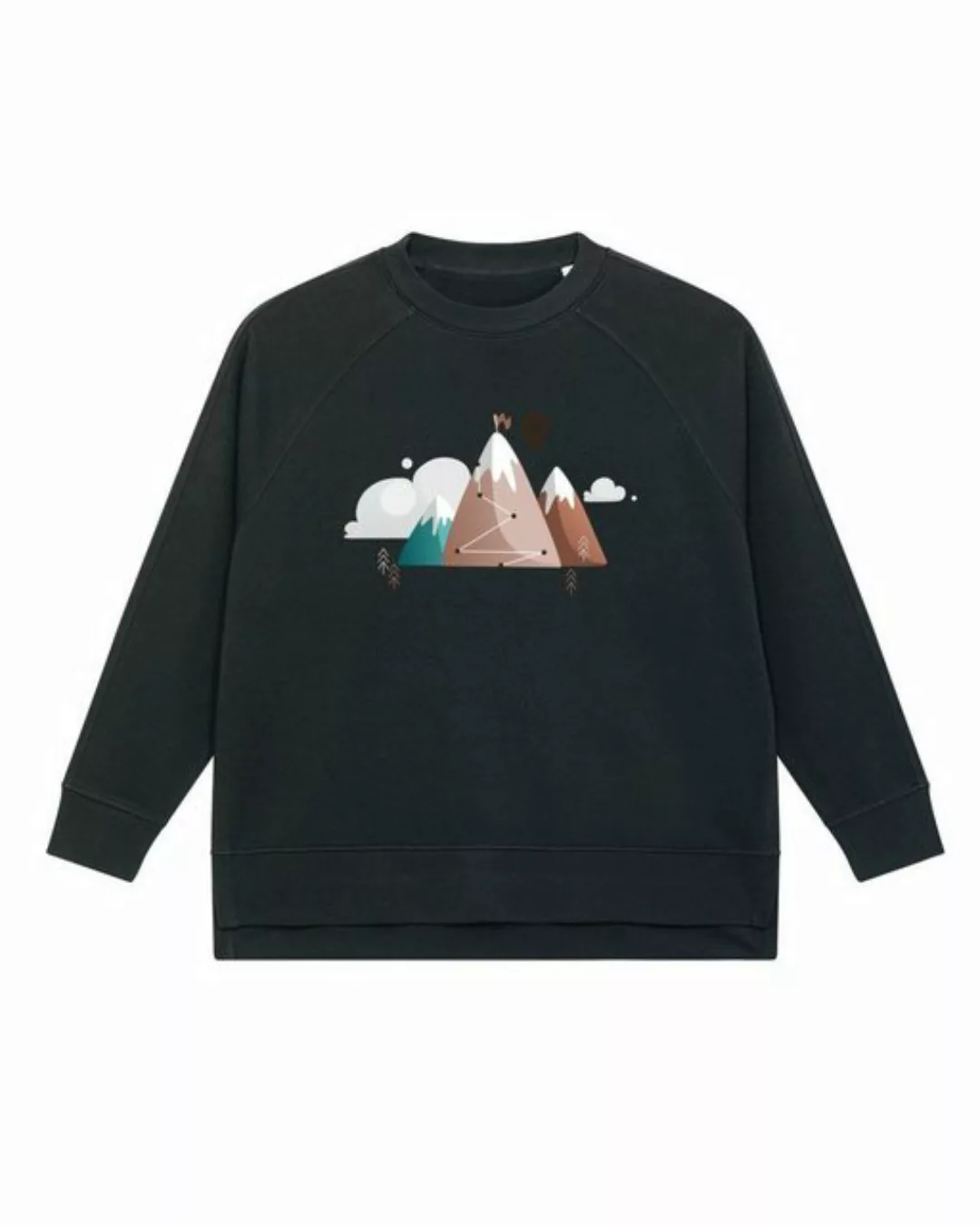 wat? Apparel Sweatshirt Mountain Path & Clouds (1-tlg) günstig online kaufen