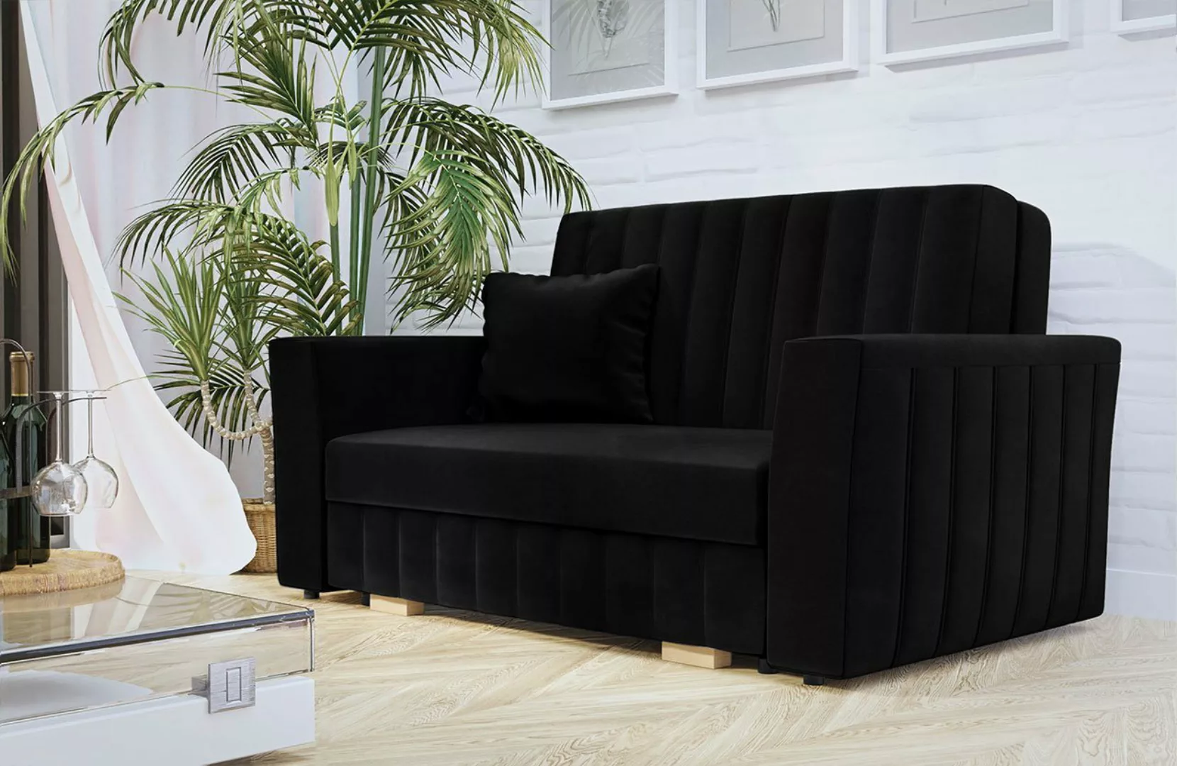 MIRJAN24 Schlafsofa Viva Glam II, mit Bettkasten und Schlaffunktion, 2 Sitz günstig online kaufen