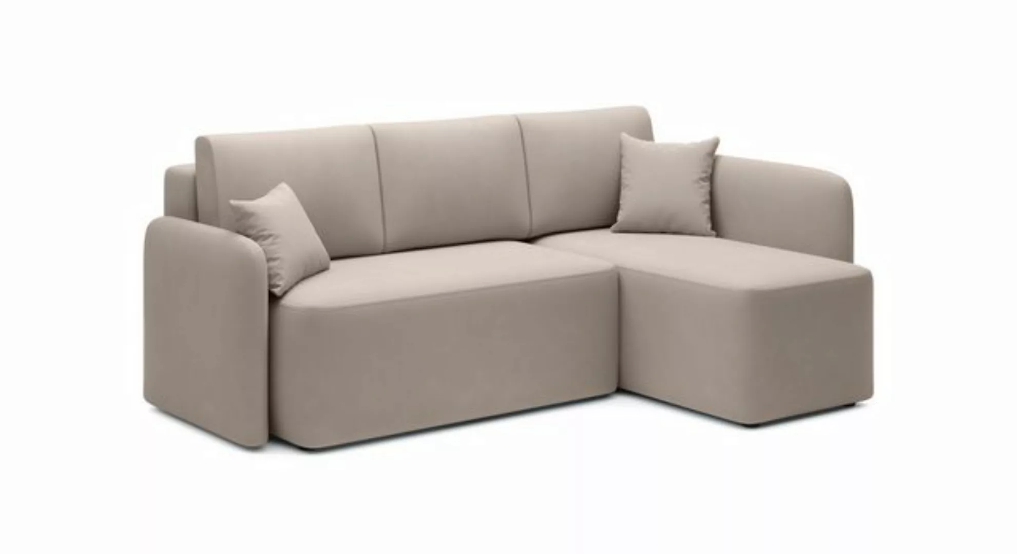 MOEBLO Ecksofa NEVRA, Modern, Eckcouch Wohnlandschaft Sofa mit Ottomane Eck günstig online kaufen