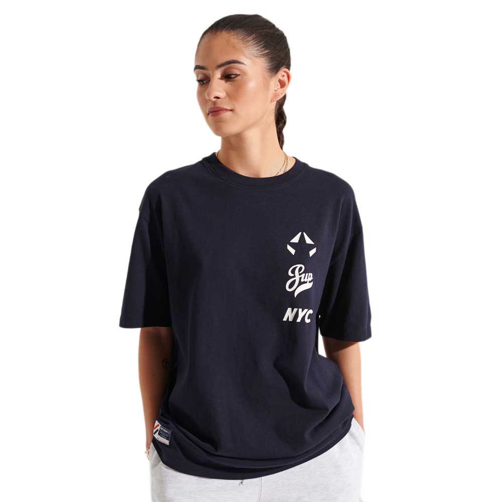 Superdry Strikeout Kurzärmeliges T-shirt XS Deep Navy günstig online kaufen