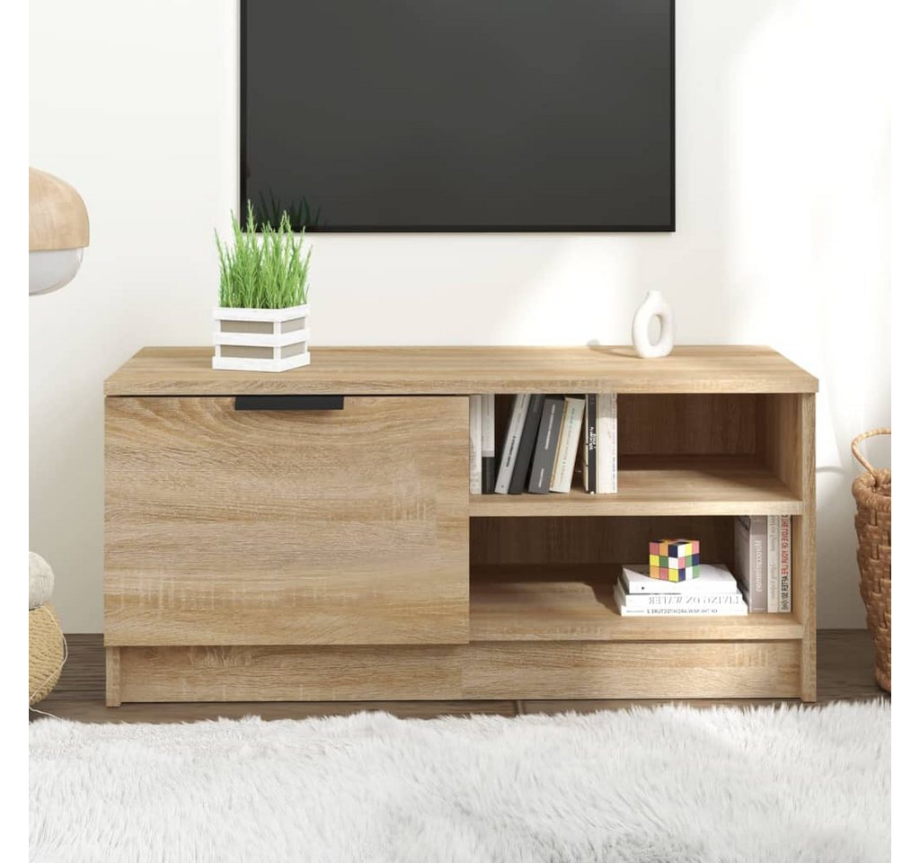 vidaXL TV-Schrank TV-Schrank Sonoma Eiche 80x35x36,5 cm Spanplatte Lowboard günstig online kaufen