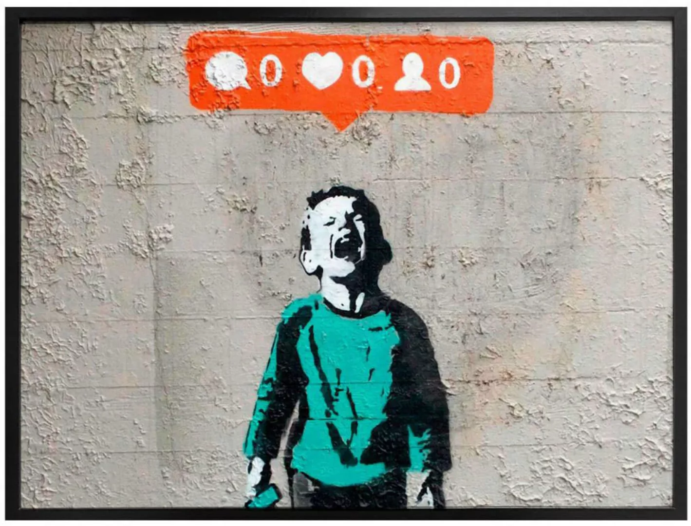Wall-Art Poster "Graffiti Bilder Nobody likes me", Schriftzug, (1 St.), Pos günstig online kaufen