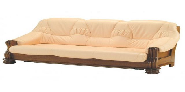 Xlmoebel Sofa Klassisches Ledersofa mit drei Sitzplätzen, Hergestellt in Eu günstig online kaufen