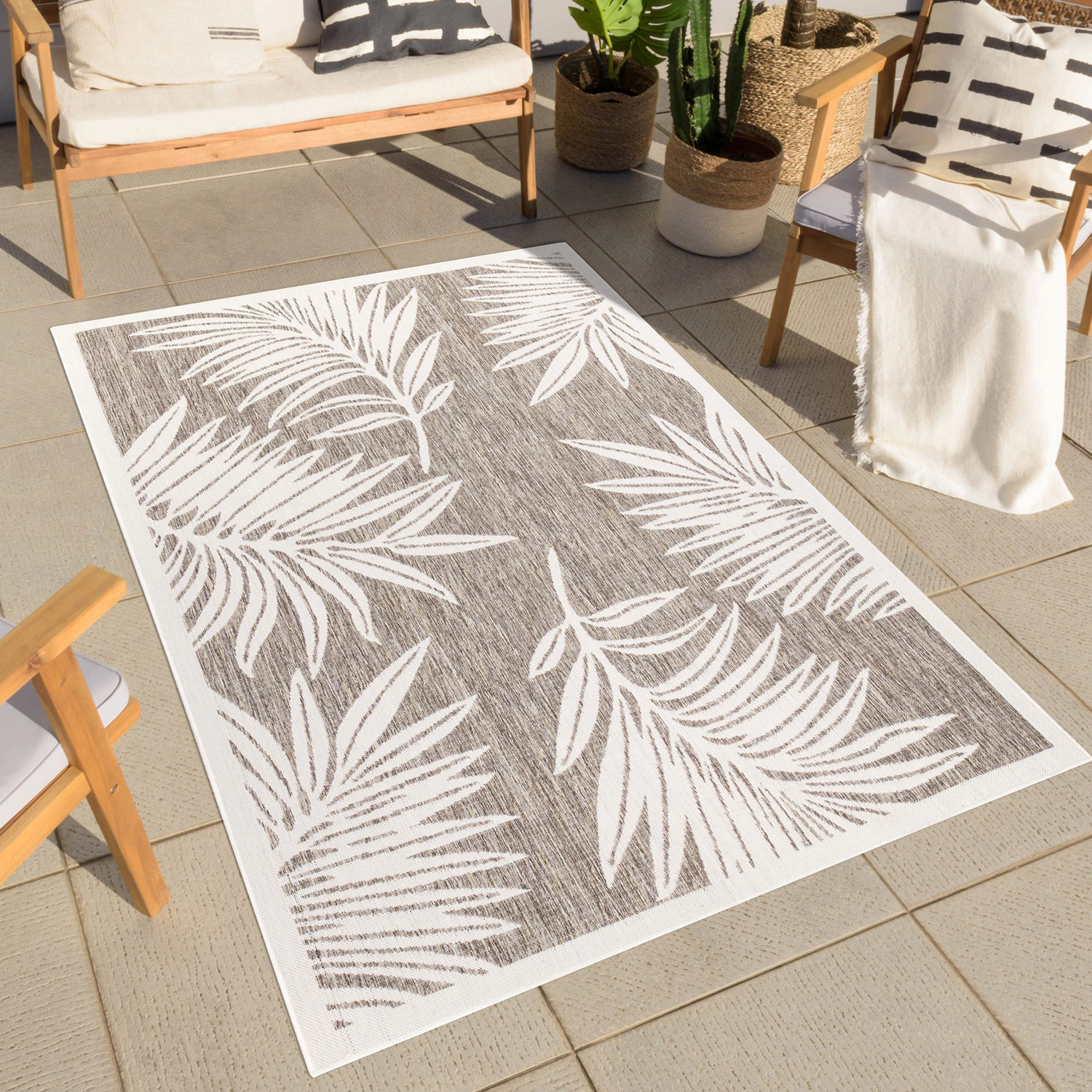Carpet City Outdoorteppich »Outdoor 468«, rechteckig, 5 mm Höhe, Läufer, UV günstig online kaufen