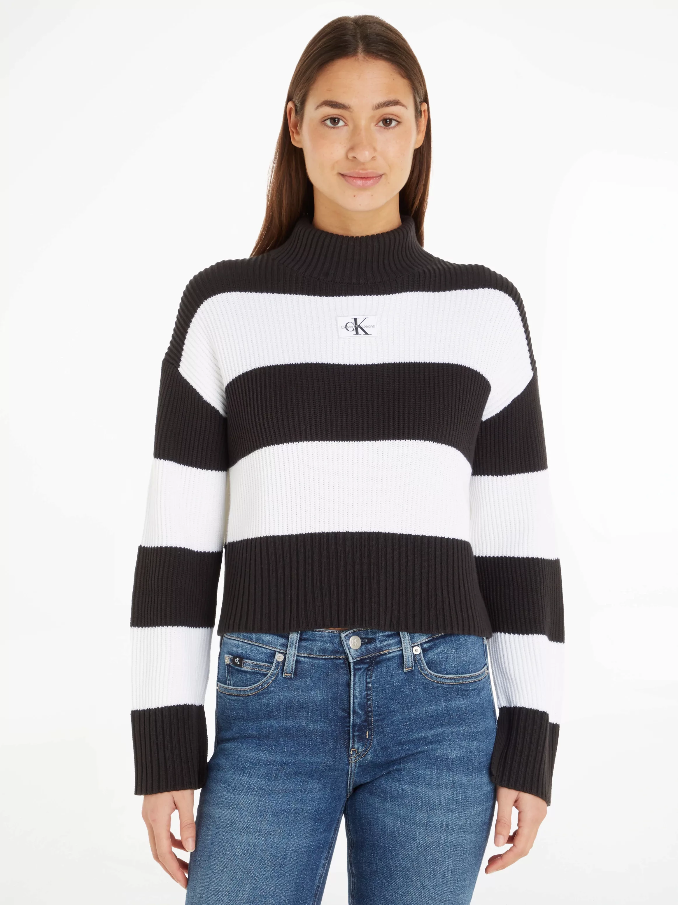 Calvin Klein Jeans Rollkragenpullover günstig online kaufen
