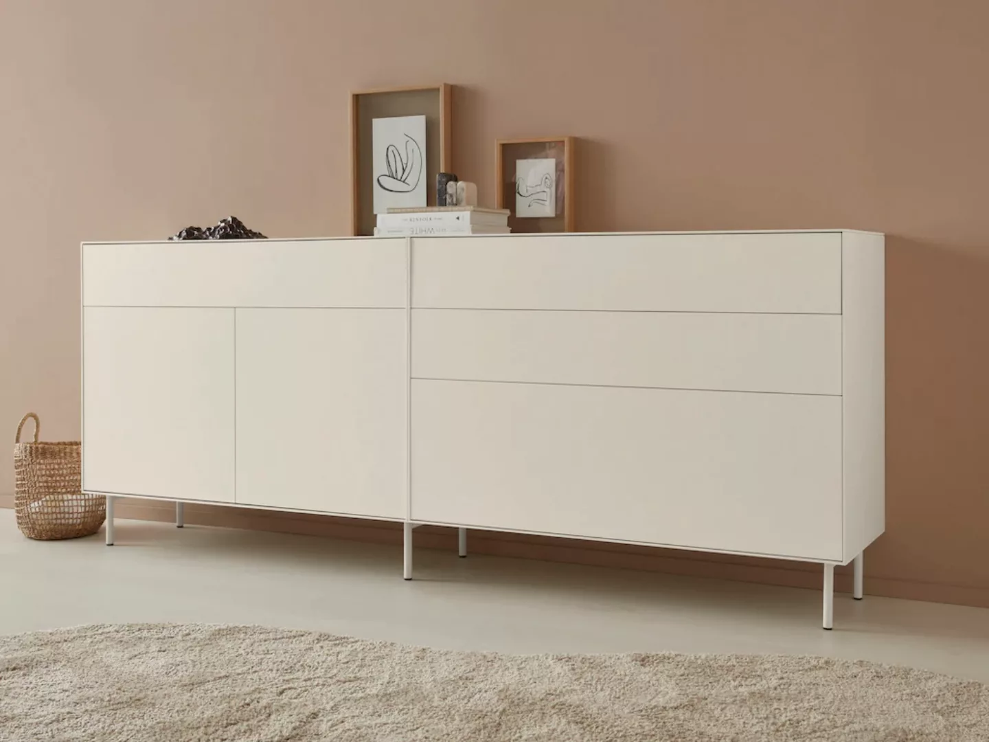 LeGer Home by Lena Gercke Sideboard "Essentials", Breite: 112cm, MDF lackie günstig online kaufen