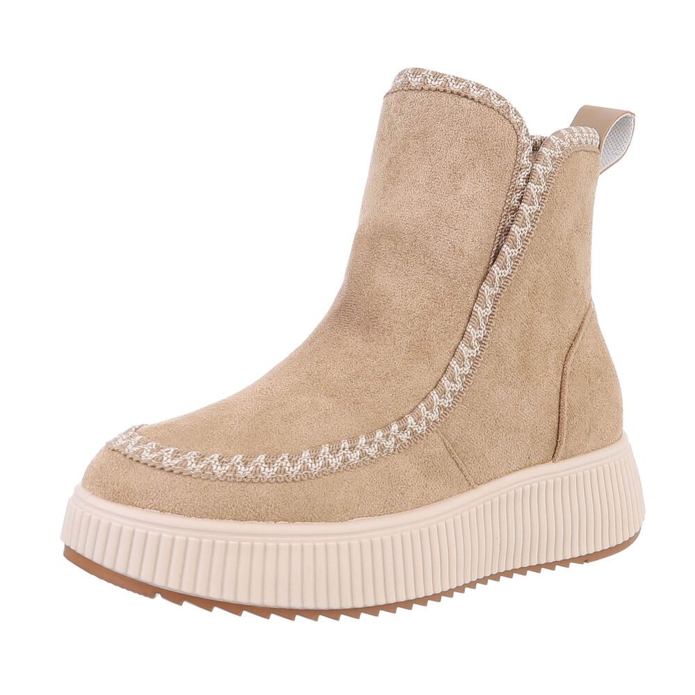 Ital-Design Damen Freizeit Plateaustiefelette (87214673) Flach günstig online kaufen
