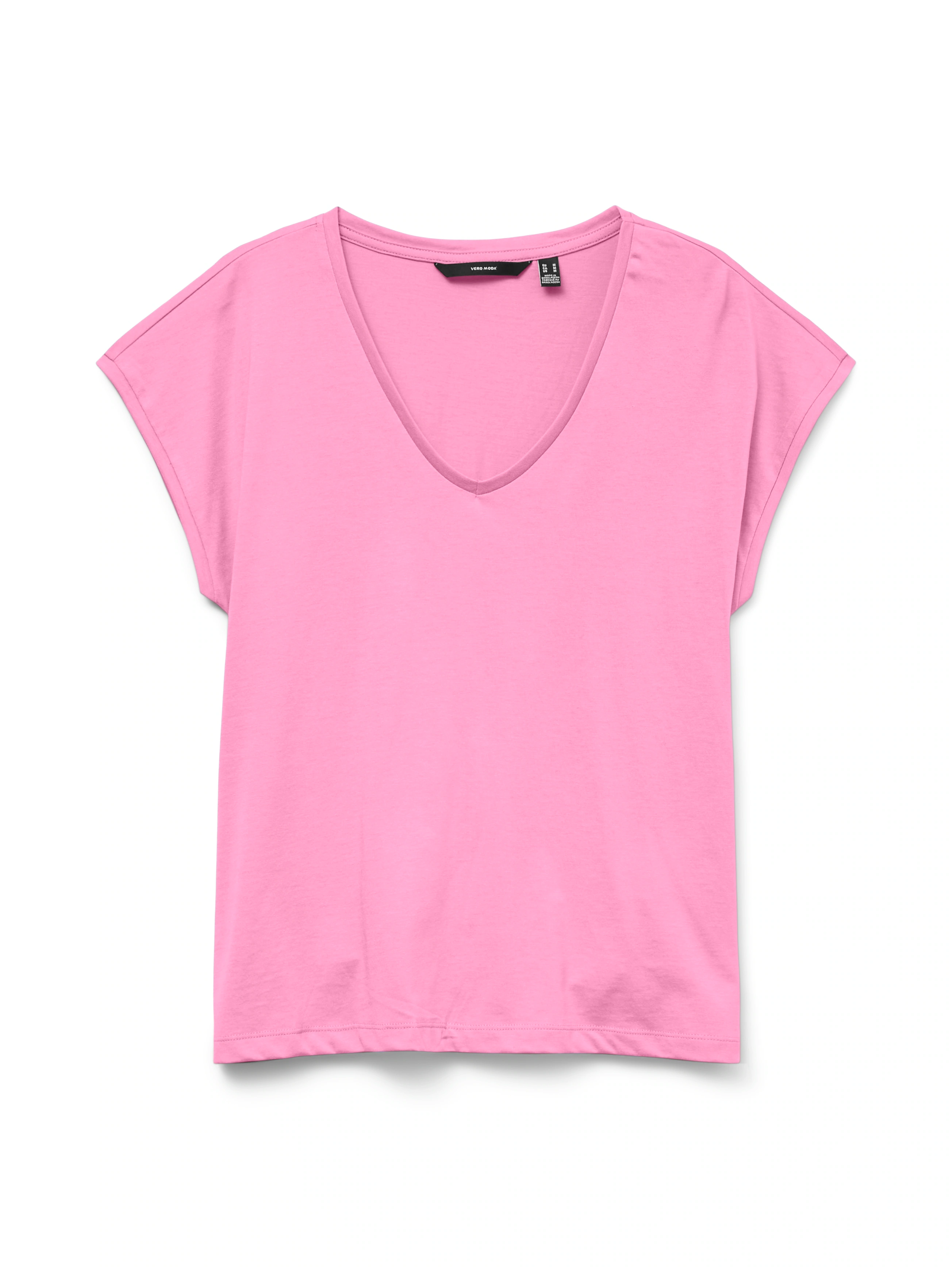 Vero Moda Kurzarmshirt "VMLUNA SS V-NECK TEE JRS NOOS" günstig online kaufen