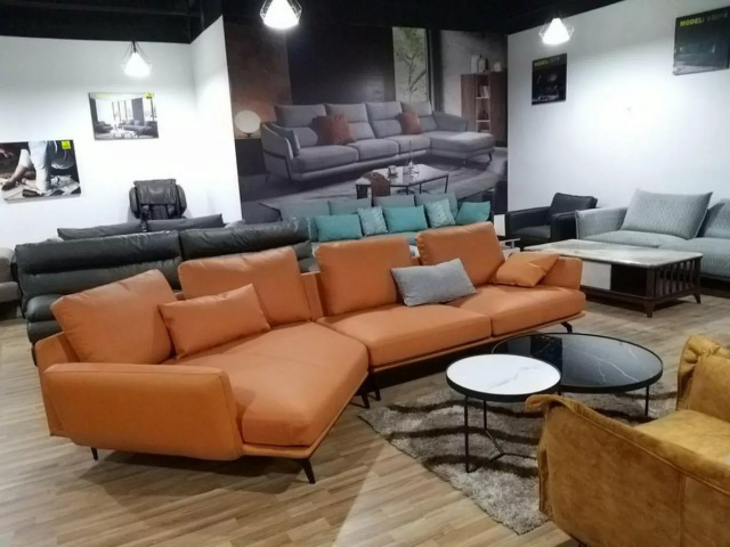 JVmoebel Ecksofa Ecksofa L-Form Wohnlandschaft Sofa Couch Polster Garnitur, günstig online kaufen