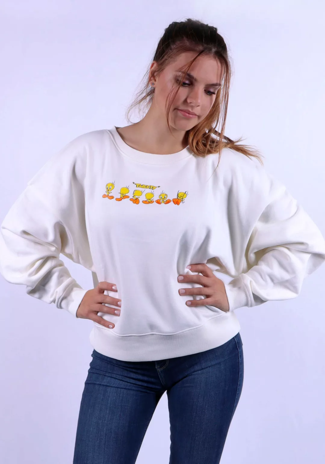 Capelli New York Sweatshirt, Tweety Character Lizenz Design auf Vorder- & R günstig online kaufen