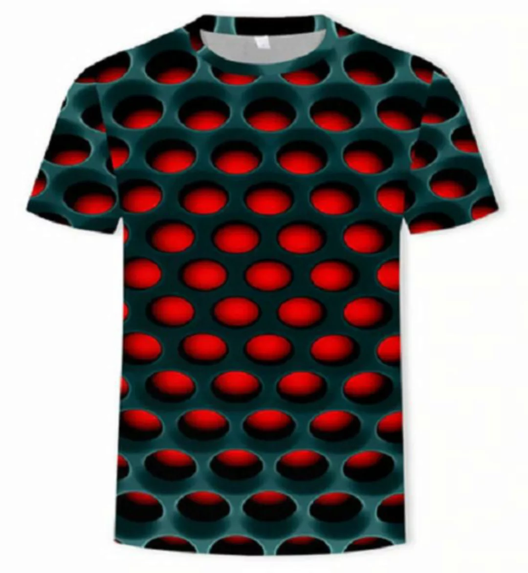 Tinisu T-Shirt 3D-Druck T-Shirt (Unisex/rundhals) - Atmungsaktiv - Sport + günstig online kaufen