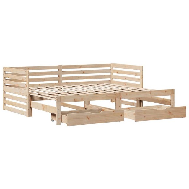 vidaXL Bett Tagesbett mit Schubladen 90x200 cm Massivholz Kiefer günstig online kaufen