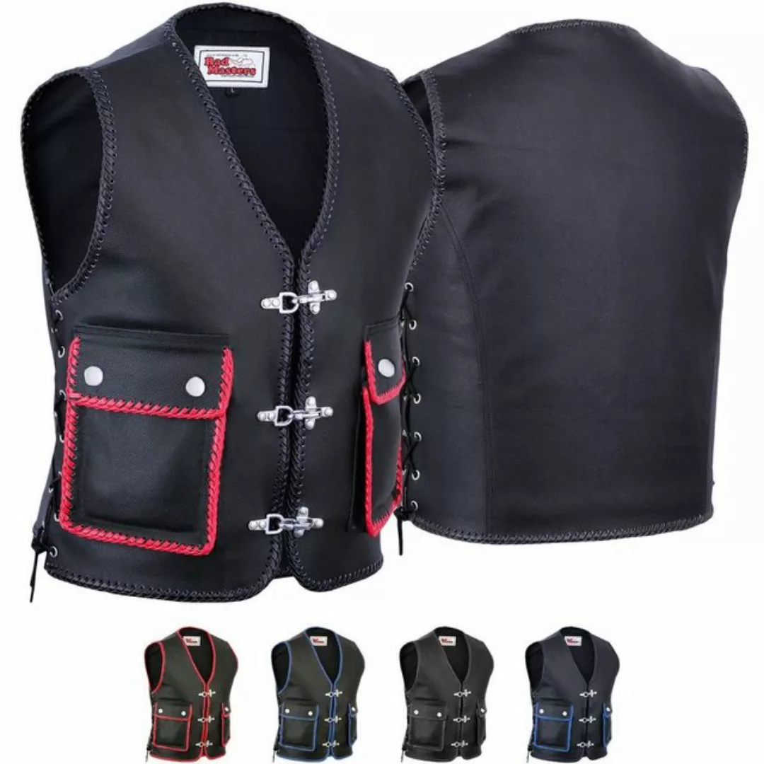 German Wear Motorradweste GW688 Motorrad Lederweste Biker Motorradweste Wes günstig online kaufen