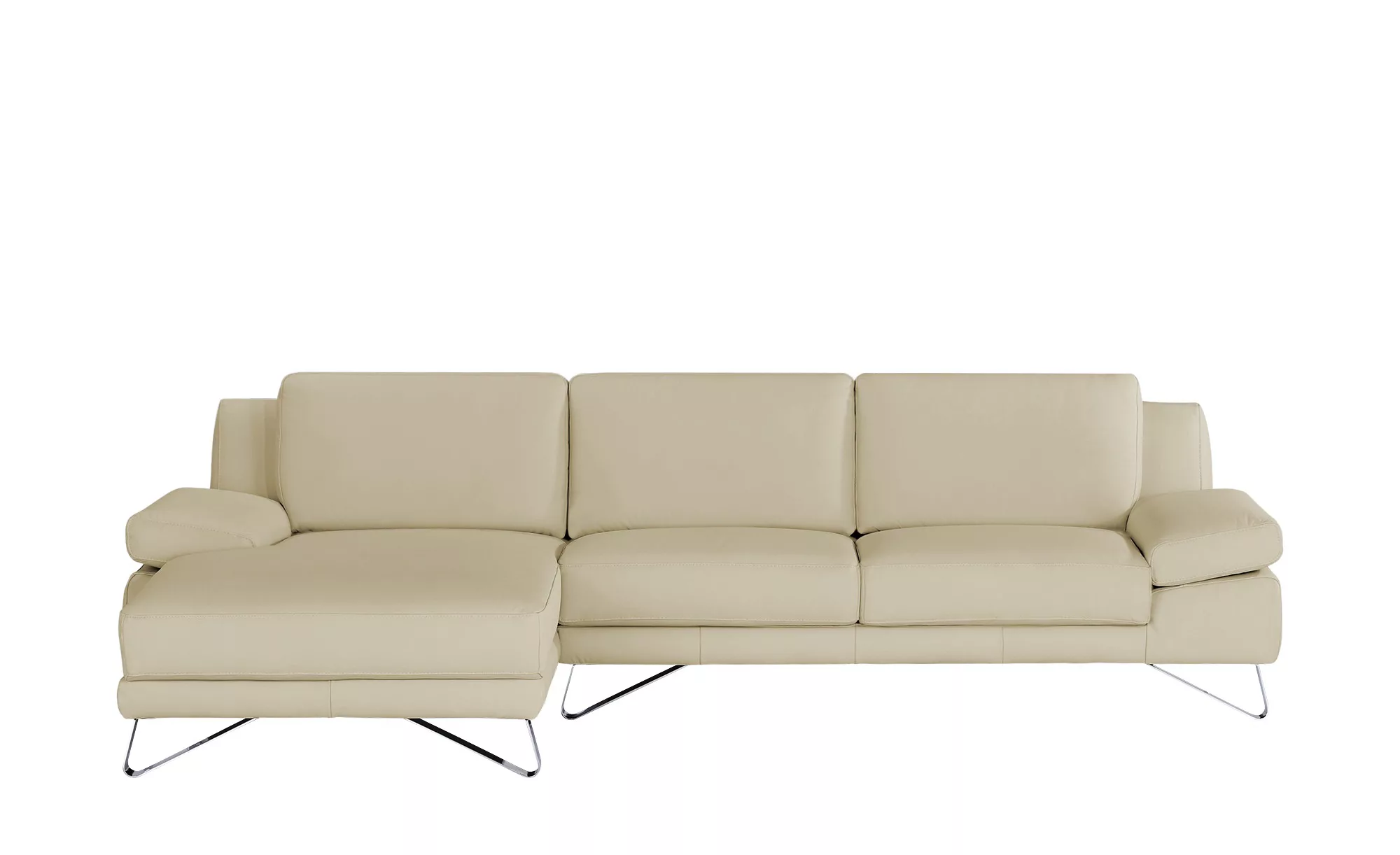 Ecksofa  FIne - beige - 81 cm - Polstermöbel > Sofas > Ecksofas - Möbel Kra günstig online kaufen