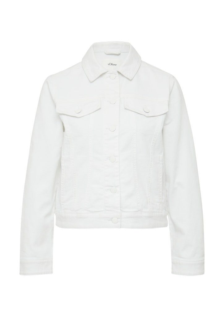 s.Oliver Jeansjacke - Jeansjacke mit seitlichen günstig online kaufen