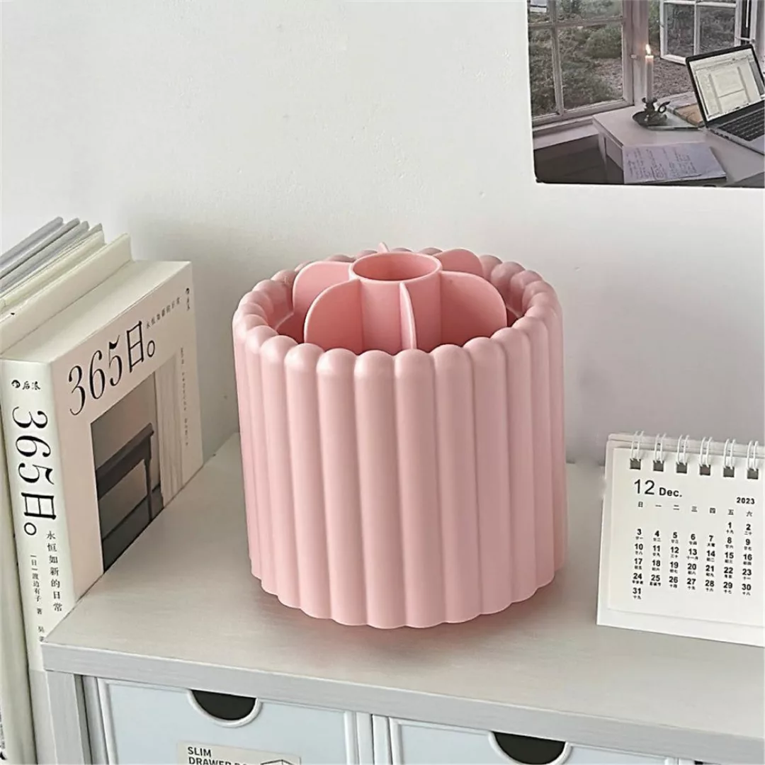 RWEUOQ Organizer Aufbewahrungsbox Zylindrischer Make-up-Pinselhalter Drehba günstig online kaufen