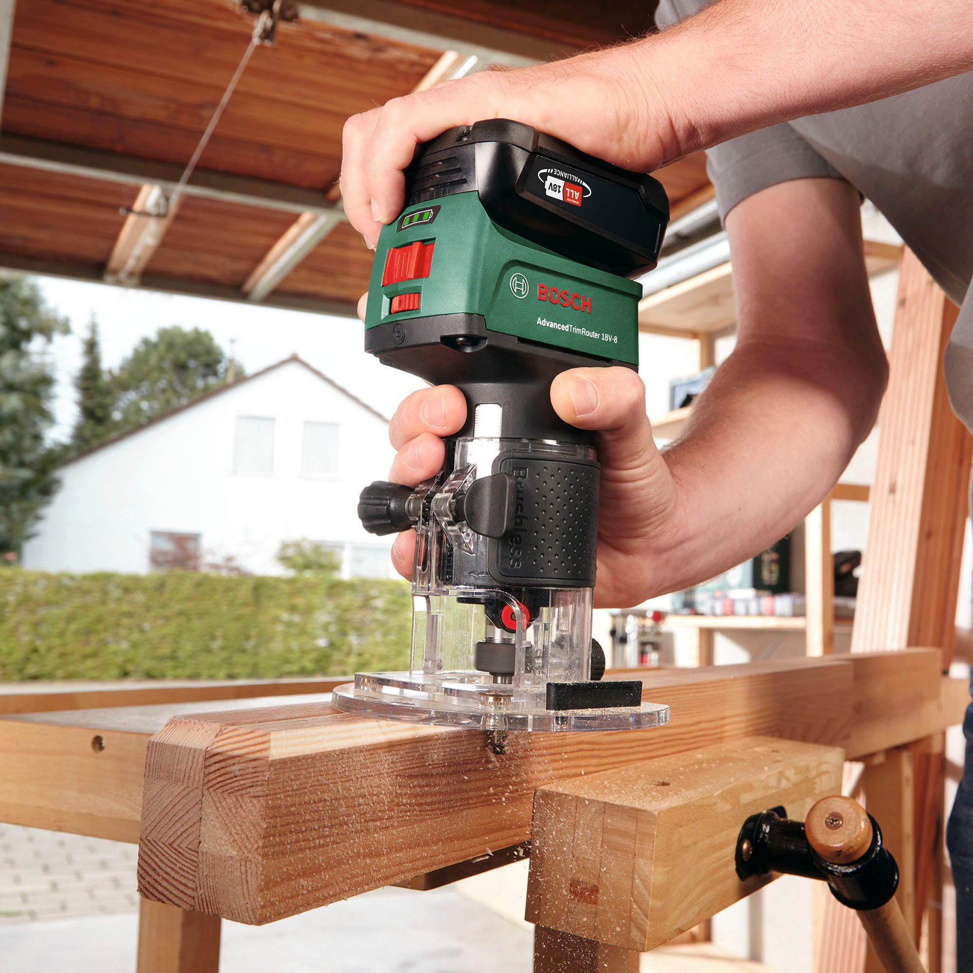 Bosch Akku-Oberfräse Advanced TrimRouter 18 V 8 Solo günstig online kaufen