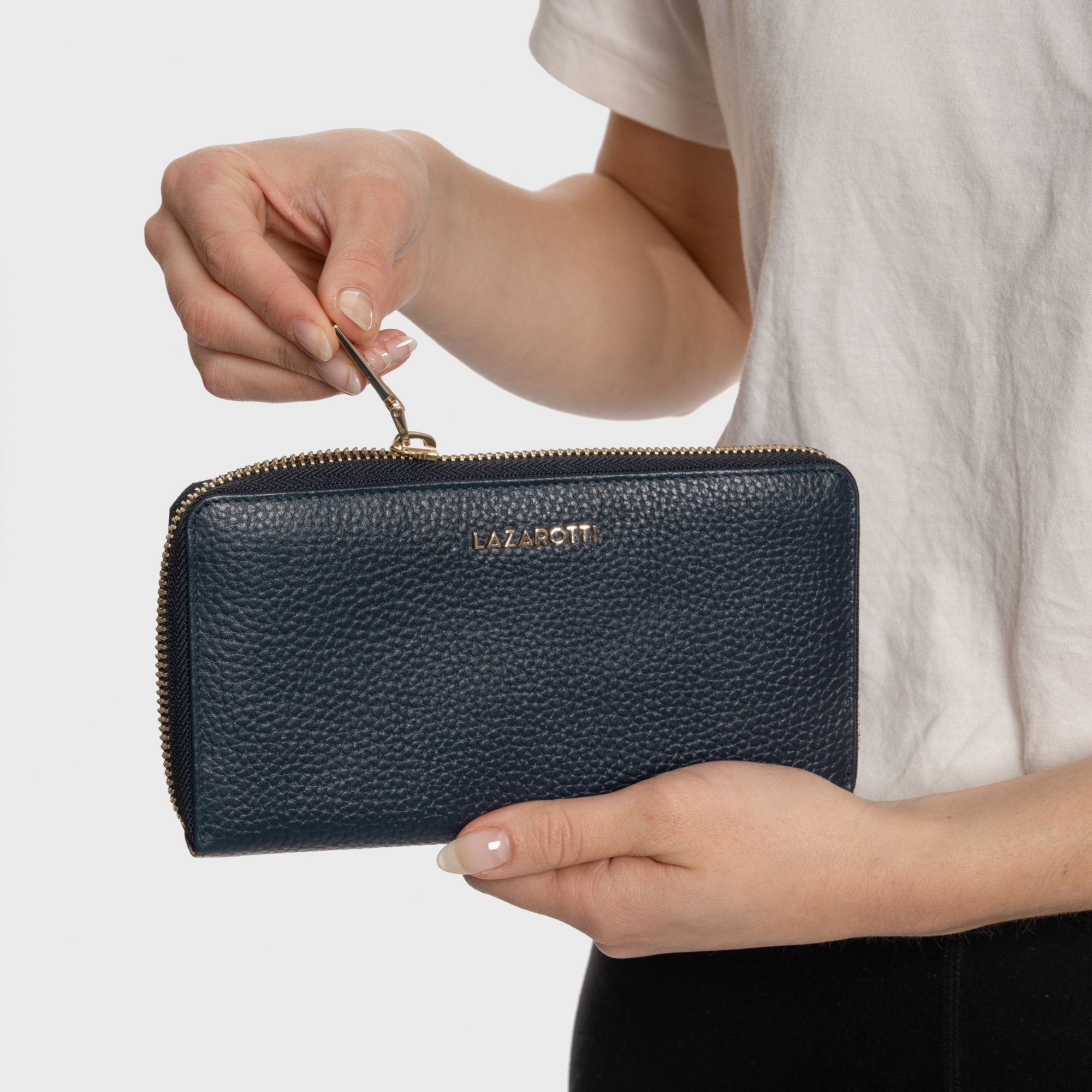 Lazarotti Geldbörse Bologna Leather, Leder günstig online kaufen
