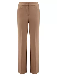 Knöchellange Straight Fit-Hose Peter Hahn braun günstig online kaufen