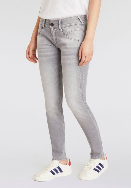 Herrlicher Slim-fit-Jeans "Gila Slim Recycled Denim Grey", im Five-Pocket S günstig online kaufen