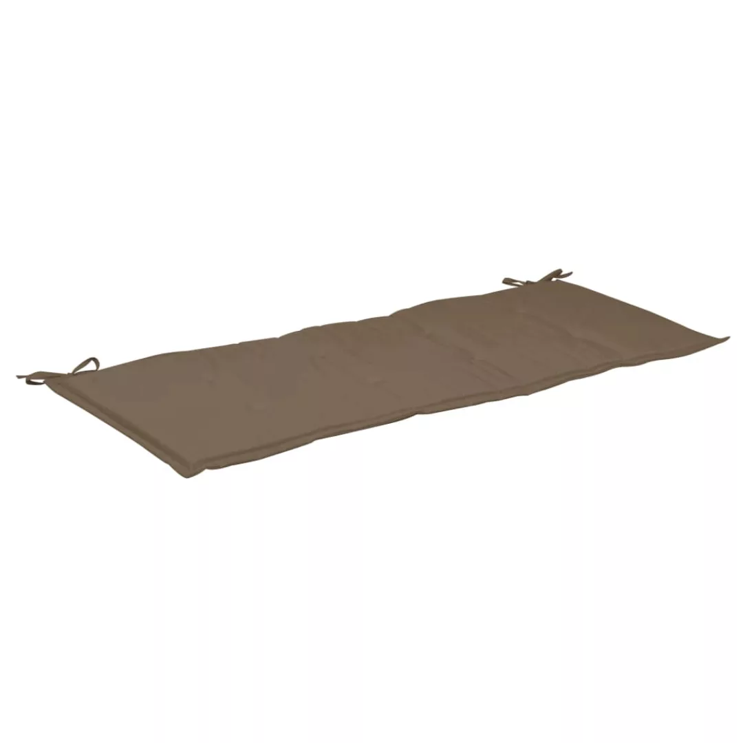 Gartenbank-auflage Taupe 120x50x4 Cm günstig online kaufen