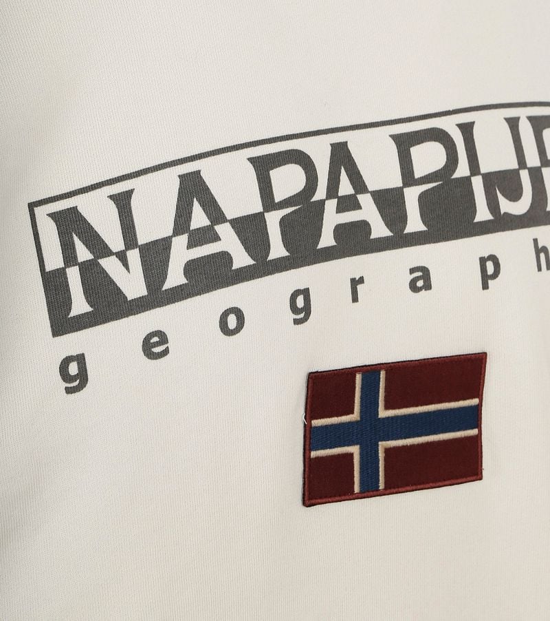 Napapijri Off-White Pullover - Größe XL günstig online kaufen