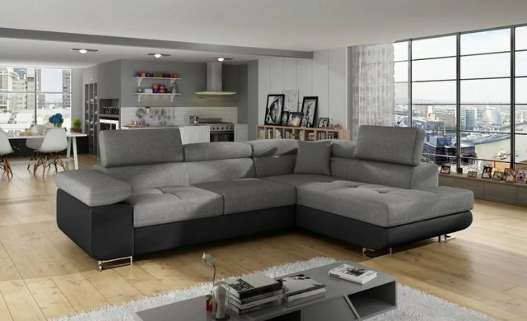 Luxusbetten24 Schlafsofa Designer Sofa Tervi, mit Schlaf- und Klapptfunktio günstig online kaufen