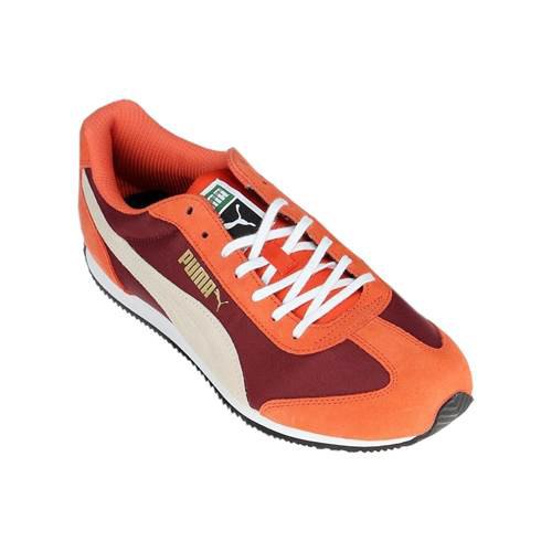 Puma Rio Speed Schuhe EU 42 1/2 Cream / Burgundy / Orange günstig online kaufen