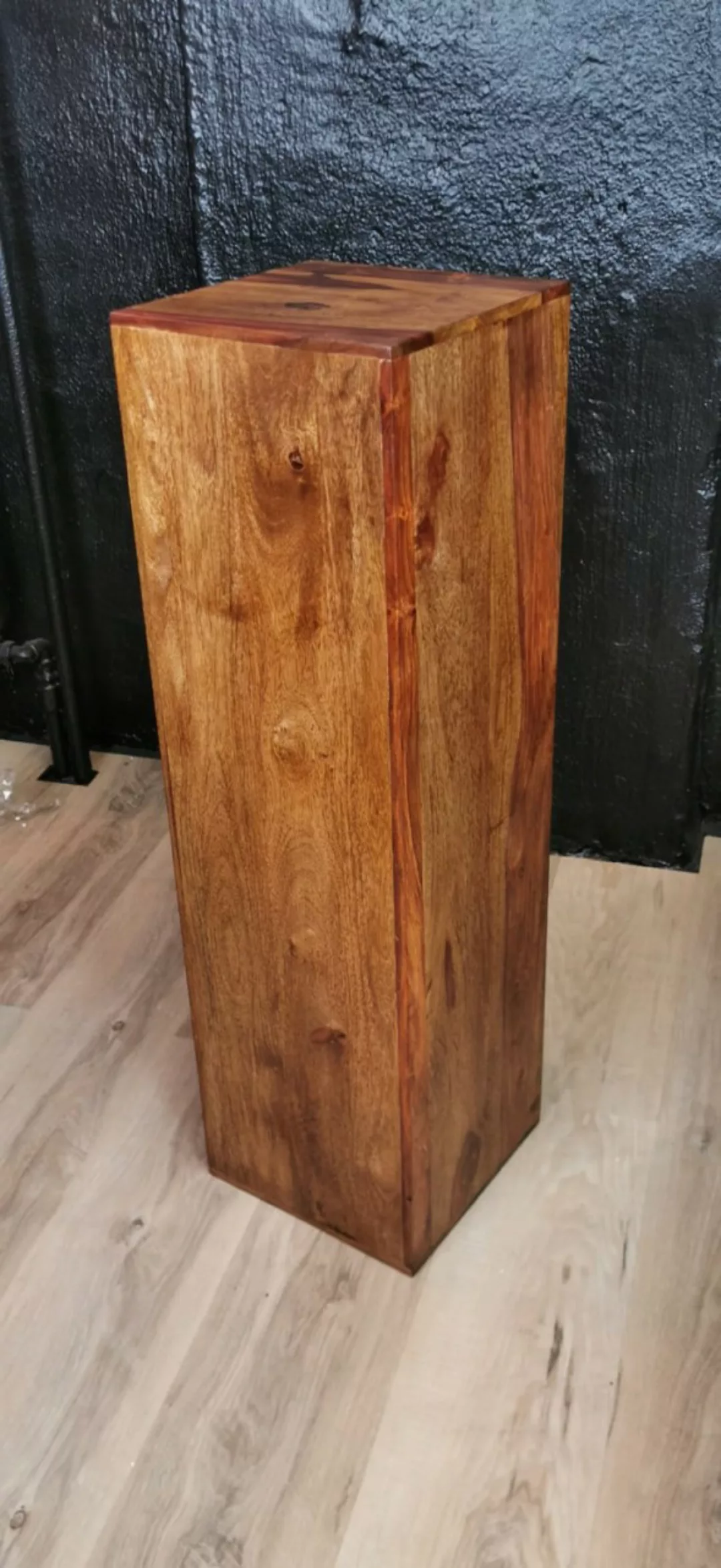 Beistelltisch Medium Lampentisch Dekotisch Holz Braun Sheeshamholz Natur Ma günstig online kaufen